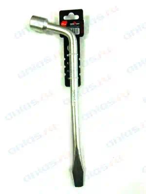 77773 — Ключ баллонный 21мм 375мм сервис ключ с длинной ручкой кованый СЕРВИС КЛЮЧ